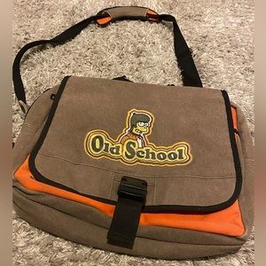 The Simpsons “Old School” messenger/laptop bag